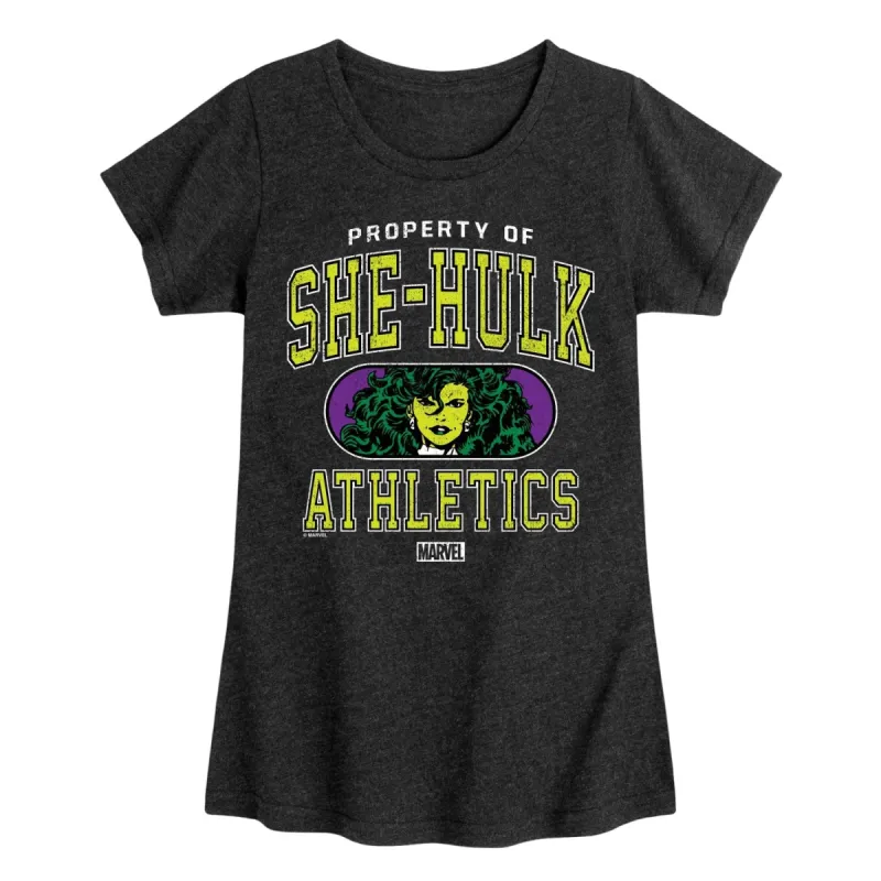 Girls She Hulk Athletics Short Sleeve Tee sold by Zulily
