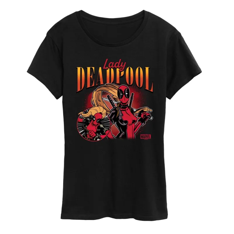 Women's Deadpool & Wolverine Lady Deadpool Short Sleeve Tee sold by Zulily