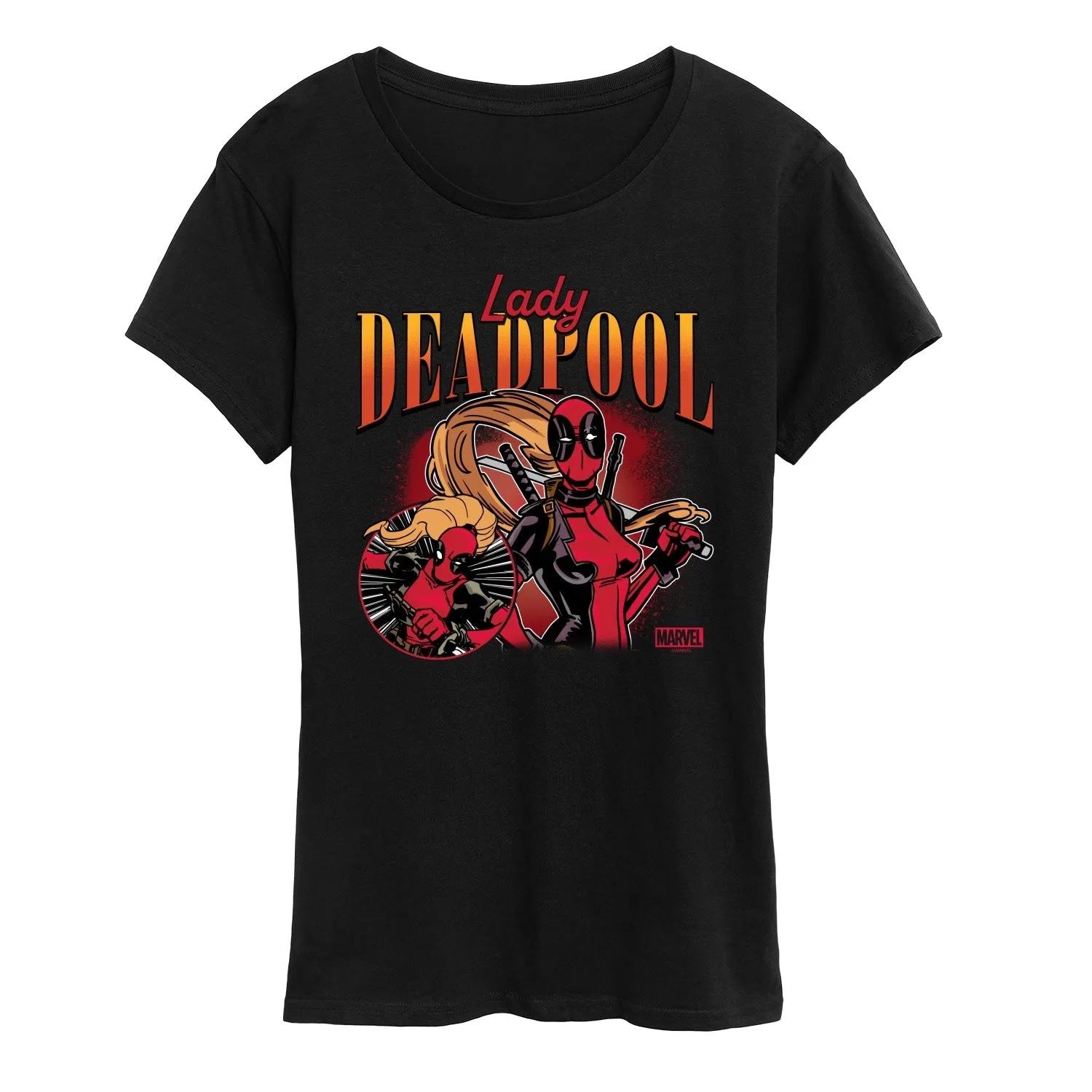 Women's Deadpool & Wolverine Lady Deadpool Short Sleeve Tee sold by Zulily