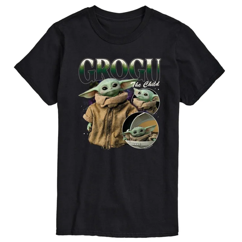 Men's The Mandalorian Grogu Short Sleeve Tee sold by Zulily