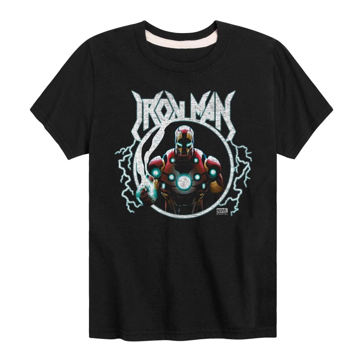 Boys Iron Man Metal Short Sleeve Tee sold by Zulily