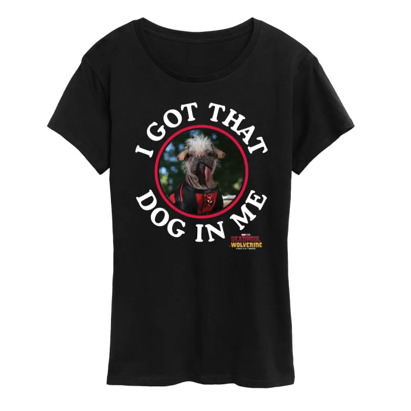 Women's Deadpool & Wolverine That Dog In Me Short Sleeve Tee sold by Zulily