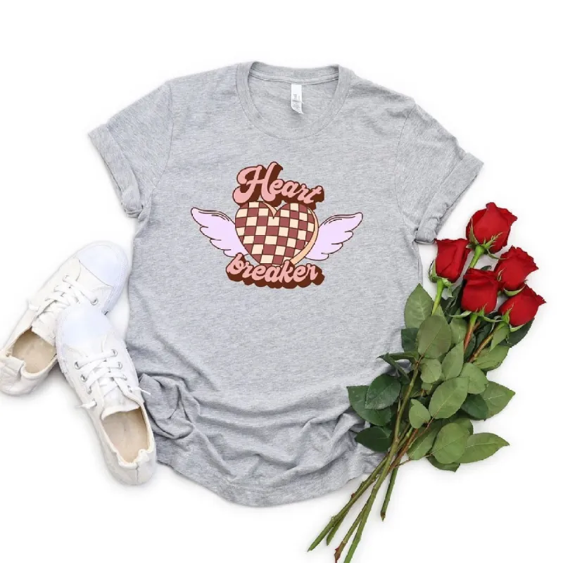 Heart Breaker Wings Short Sleeve Crewnneck Tee sold by Zulily