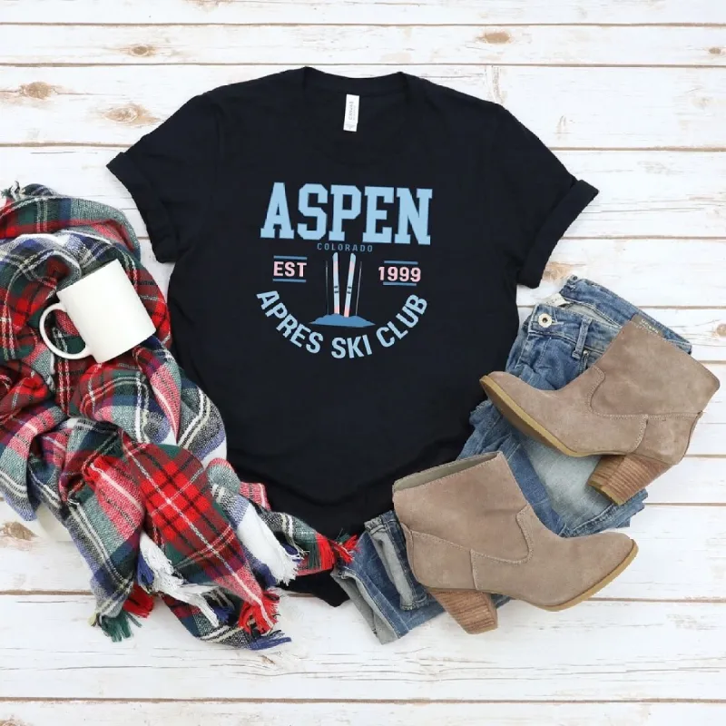 Aspen Ski Club Short Sleeve Crewnneck Tee sold by Zulily