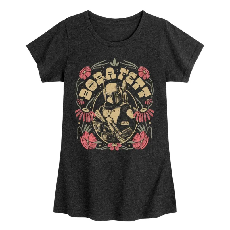 Girl's Star Wars Boba Boho Short Sleeve Tee sold by Zulily
