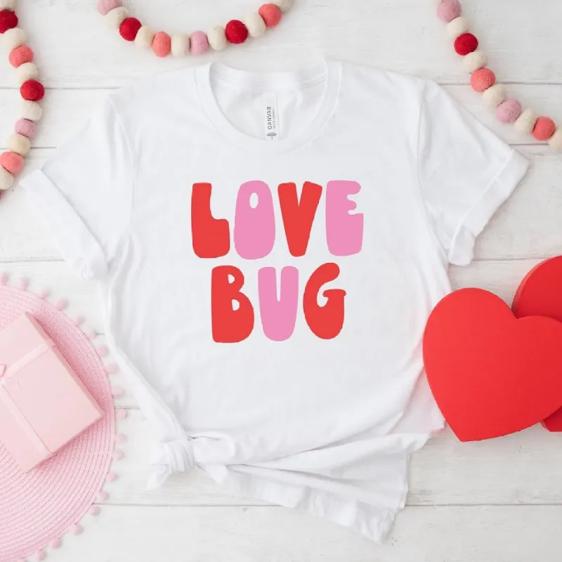 Love Bug Bold Short Sleeve Crewnneck Tee sold by Zulily