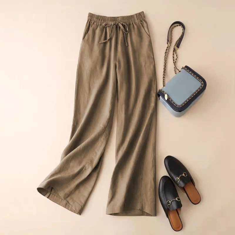 Brown Wide Leg Pants sold by Zulily