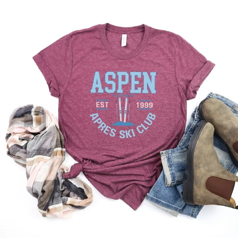 Aspen Ski Club Short Sleeve Crewnneck Tee sold by Zulily