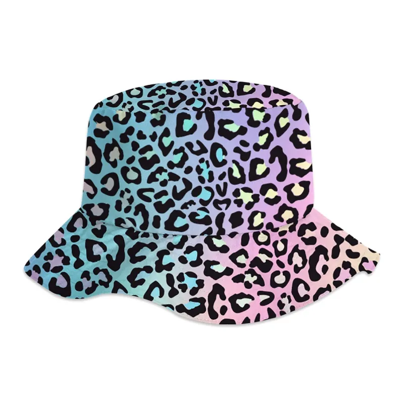 Blue & Purple Ombre & Leopard Sun hats sold by Zulily