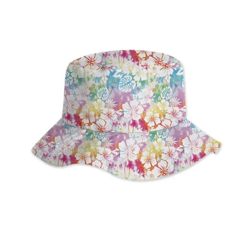 Multi Color Tie-Dye & Tropical Floral Sun hats sold by Zulily