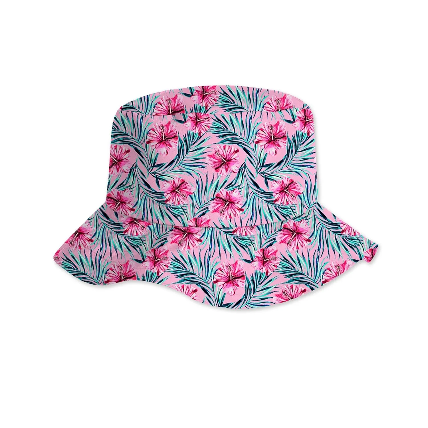Pink Tropical Floral Sun hats sold by Zulily
