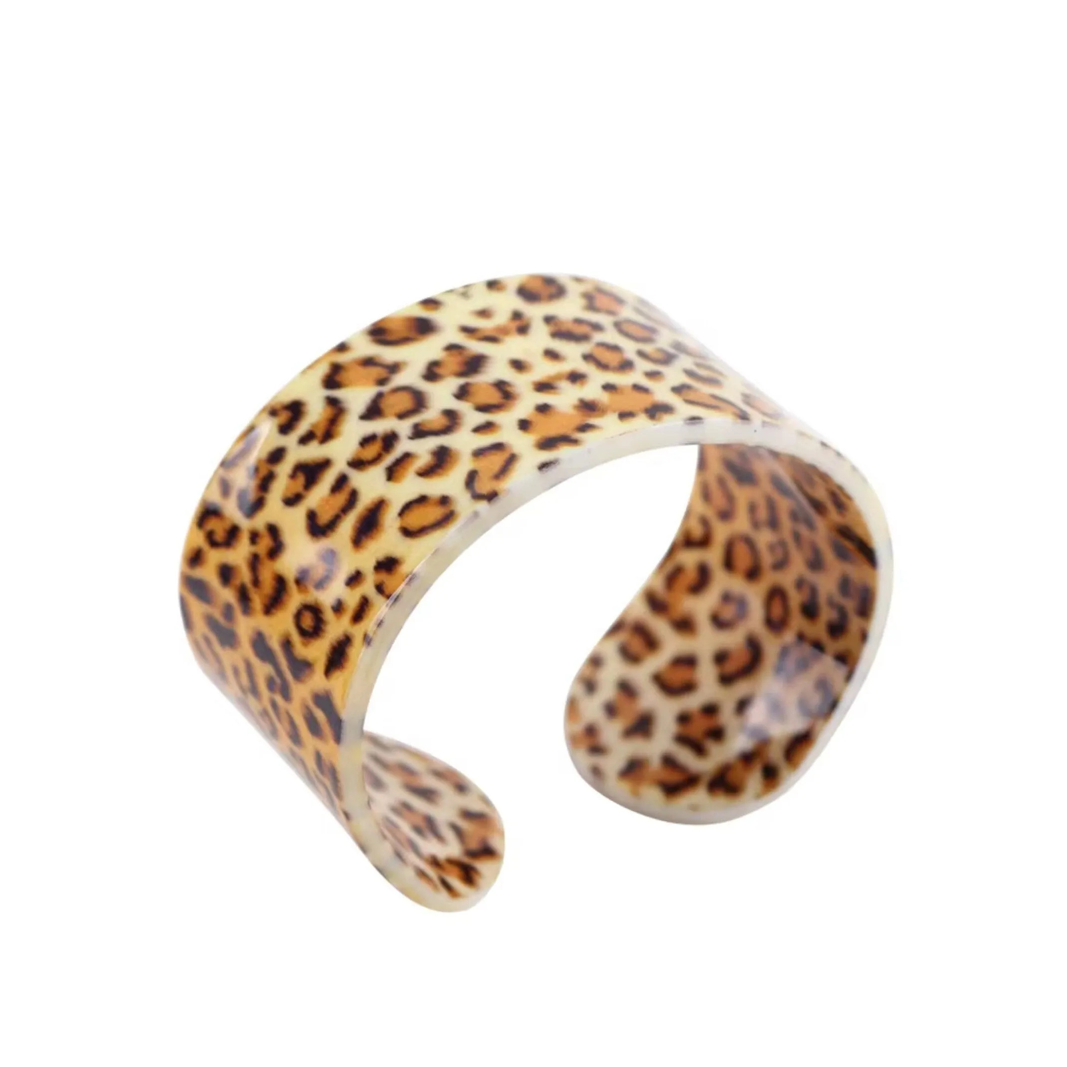 Cheetah Print Statement Cuff Bracelet sold by Zulily product image thumbnail 2