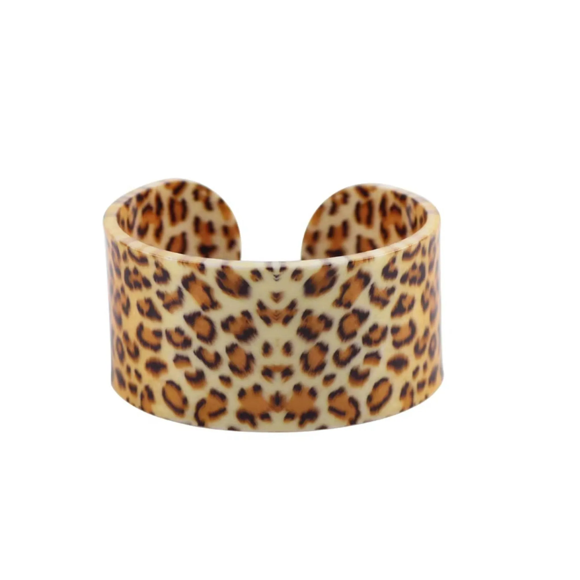 Cheetah Print Statement Cuff Bracelet sold by Zulily product image thumbnail 4