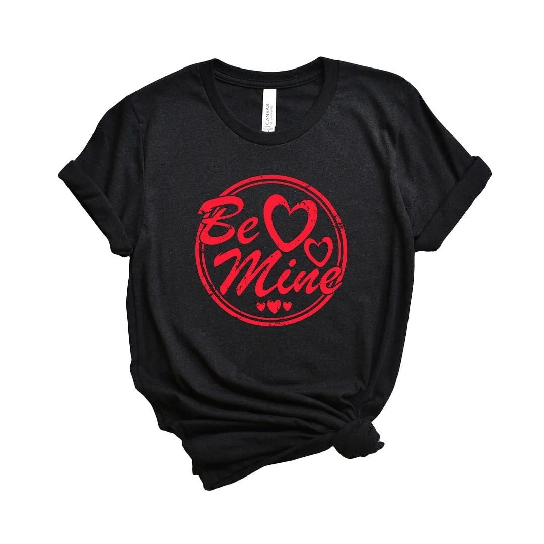 Be Mine Circle Short Sleeve Crewnneck Tee sold by Zulily product image thumbnail 2