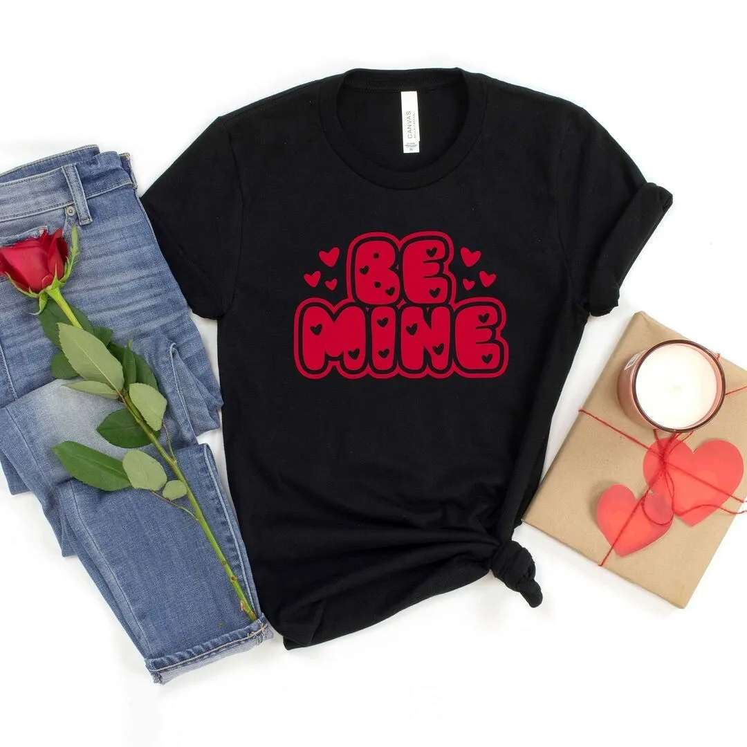 Be Mine Bubble Short Sleeve Crewnneck Tee sold by Zulily