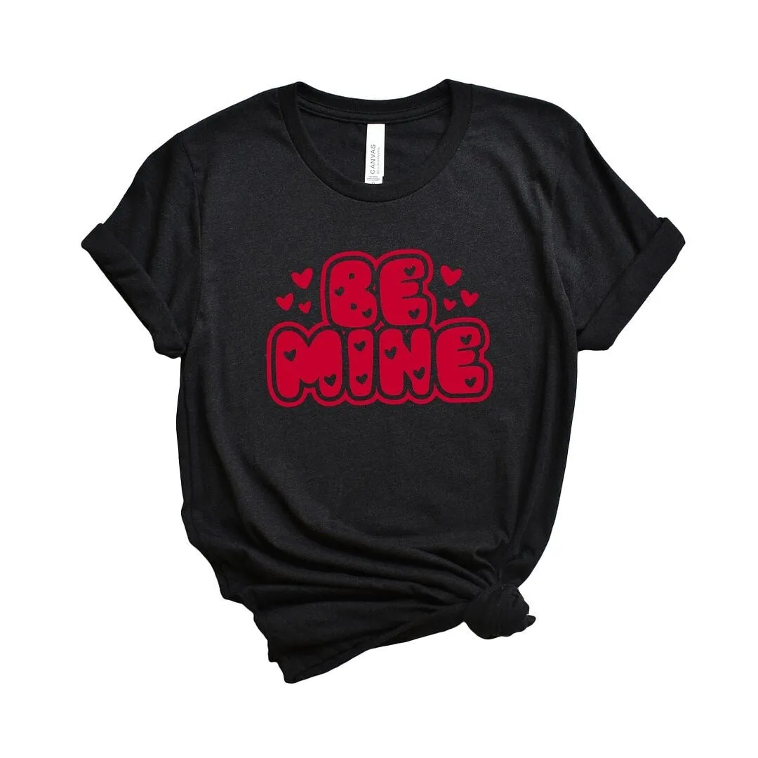 Be Mine Bubble Short Sleeve Crewnneck Tee sold by Zulily product image thumbnail 2