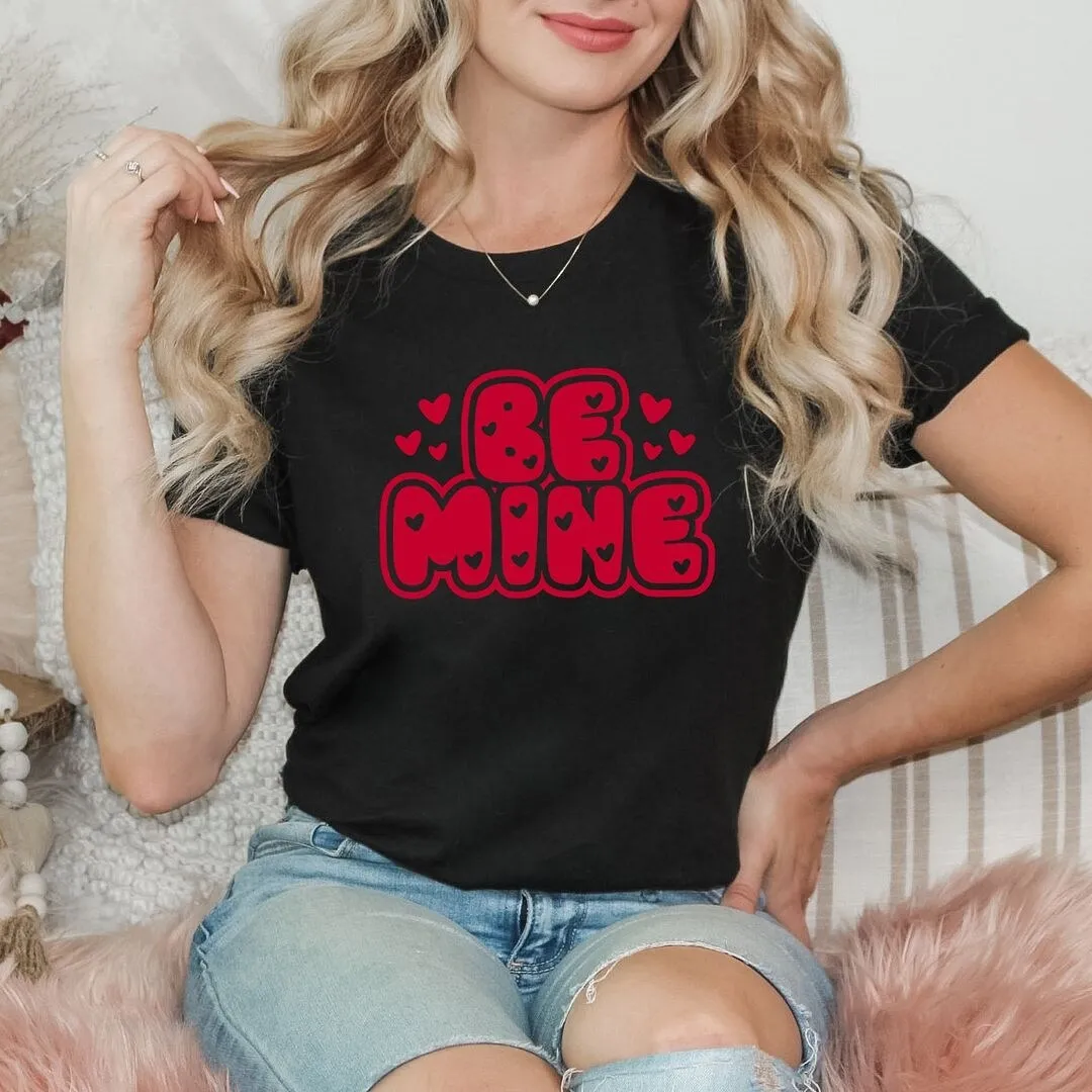 Be Mine Bubble Short Sleeve Crewnneck Tee sold by Zulily product image thumbnail 3