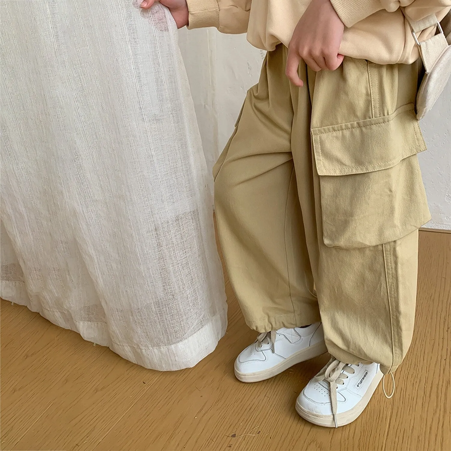 Khaki Cargo Pants sold by Zulily product image thumbnail 4