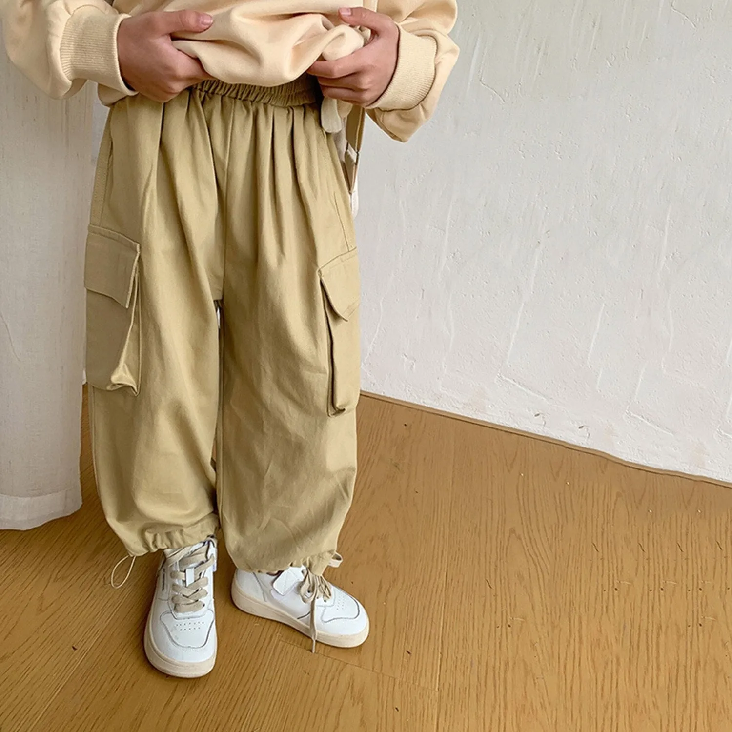 Khaki Cargo Pants sold by Zulily product image thumbnail 3