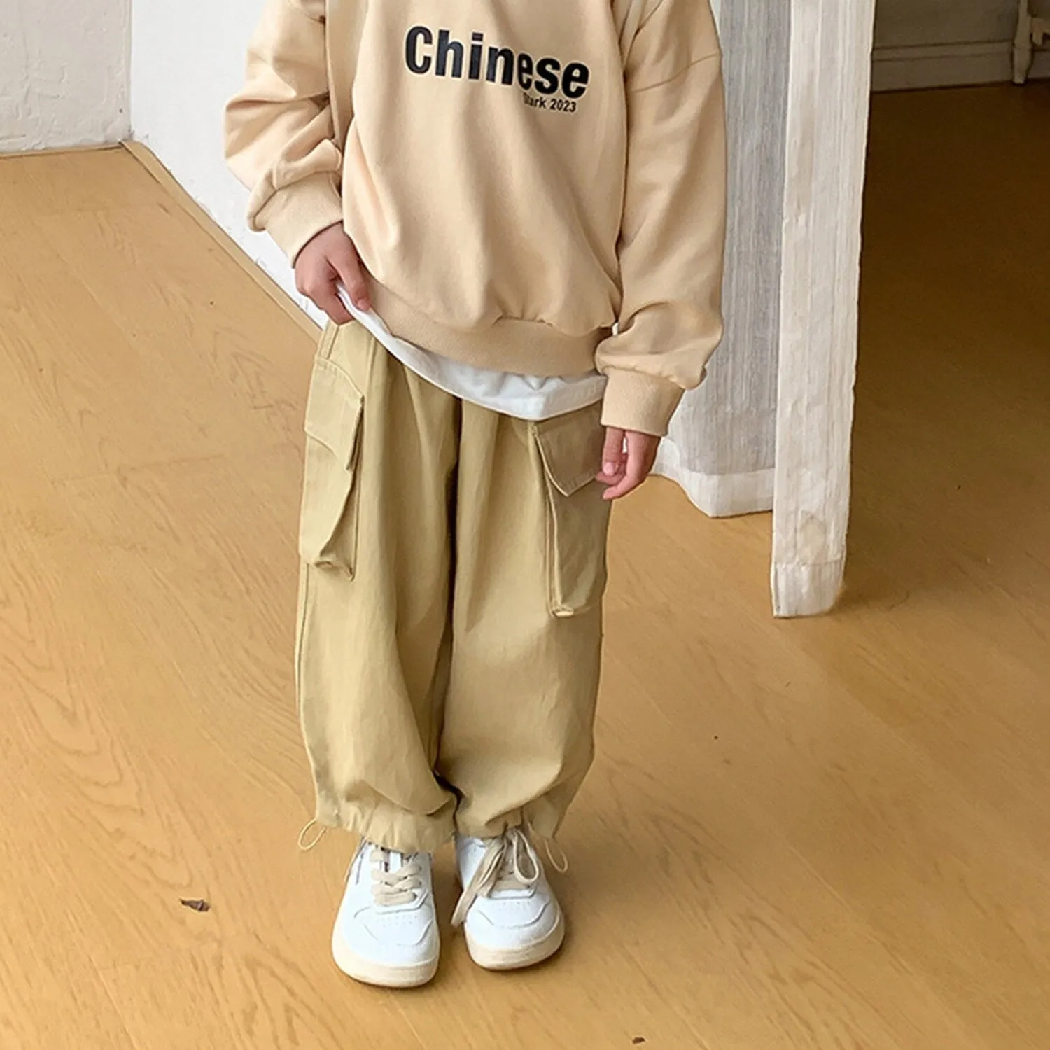 Khaki Cargo Pants sold by Zulily