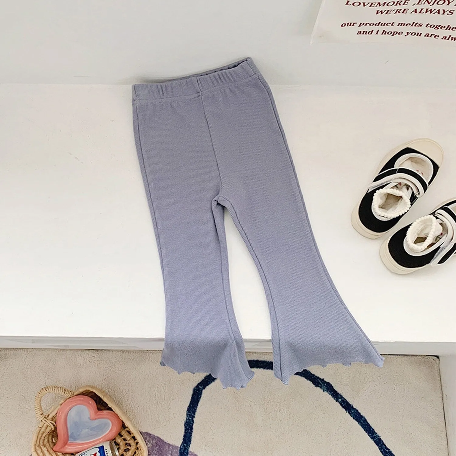 Dusty Blue Flared Pants sold by Zulily