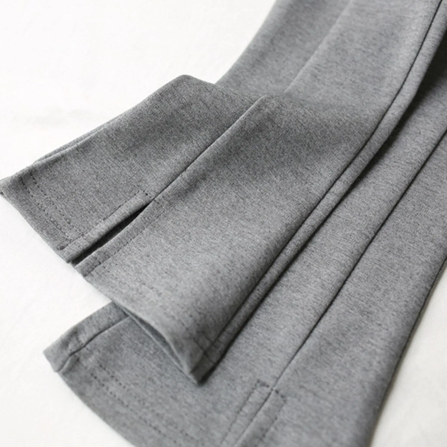 Grey Slit Flared Pants sold by Zulily product image thumbnail 3