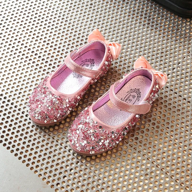 Pink Sequins Girls' Flat Shoes sold by Zulily