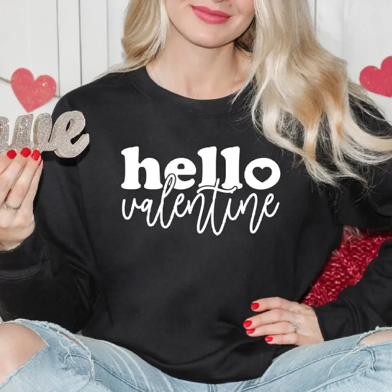 Hello Valentine Bold Script Graphic Sweatshirt sold by Zulily
