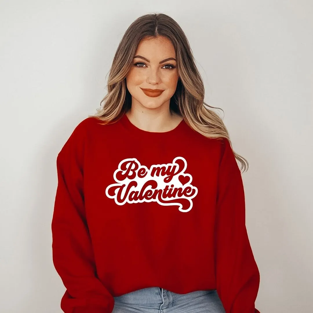 Be My Valentine Retro Graphic Sweatshirt sold by Zulily