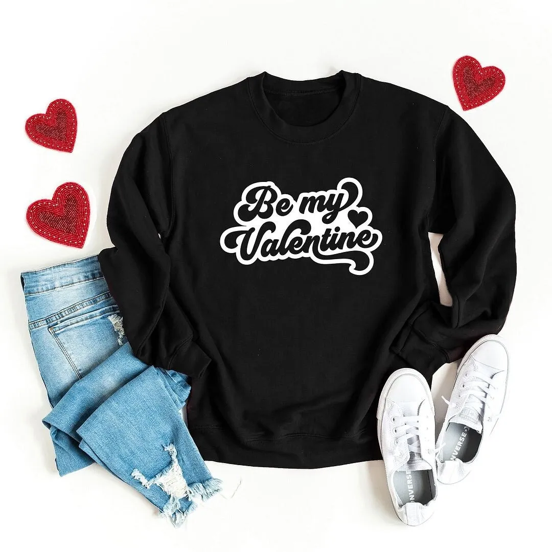 Be My Valentine Retro Graphic Sweatshirt sold by Zulily product image thumbnail 2