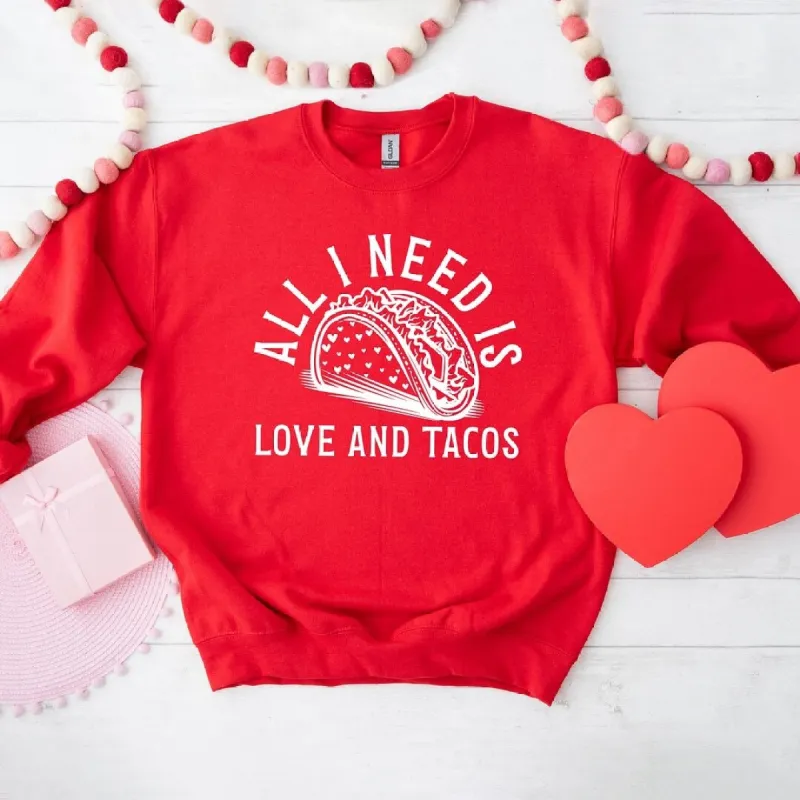 Valentine Taco Graphic Sweatshirt sold by Zulily