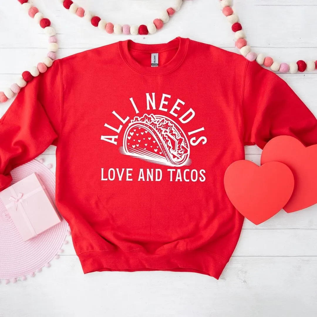 Valentine Taco Graphic Sweatshirt sold by Zulily