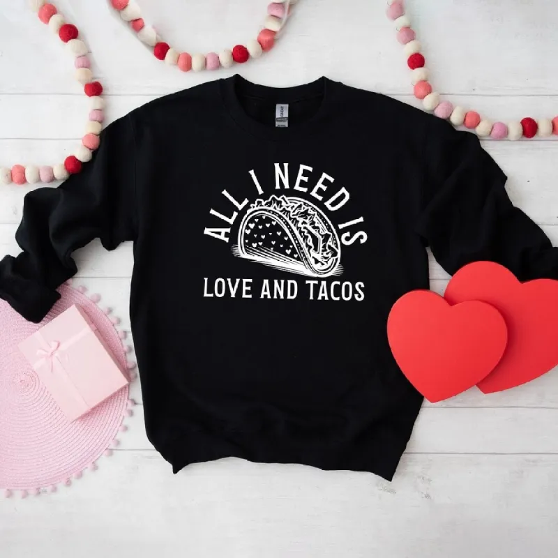 Valentine Taco Graphic Sweatshirt sold by Zulily