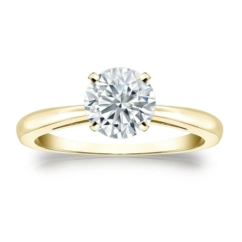Auriya 2ctw Round Solitaire Diamond Engagement Ring 14K Gold GIA Certified sold by Zulily product image thumbnail 5
