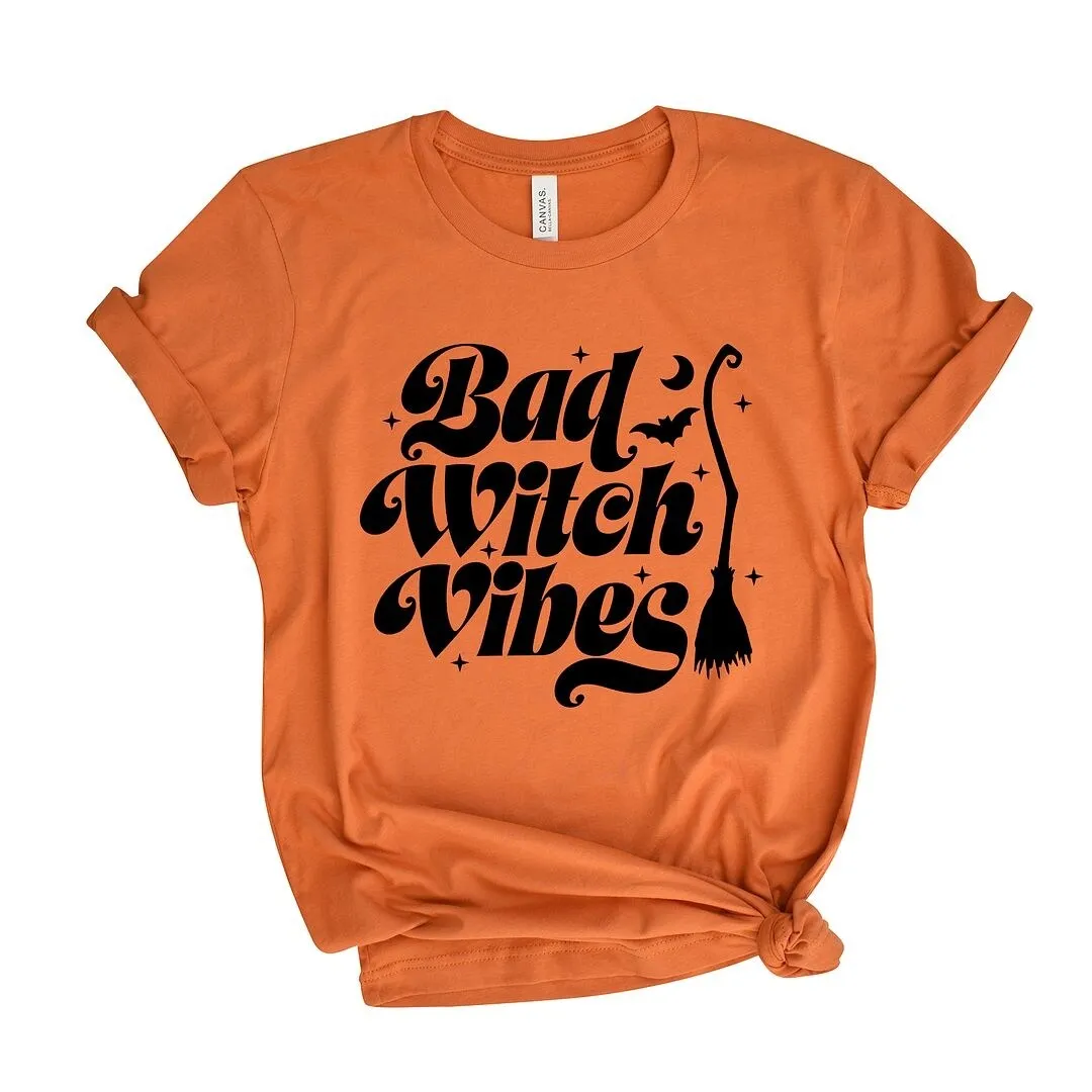 Bad Witch Vibes Short Sleeve Tee sold by Zulily product image thumbnail 2