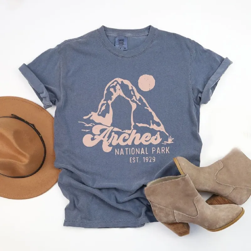 Vintage Arches National Park Garment Dyed Tee sold by Zulily
