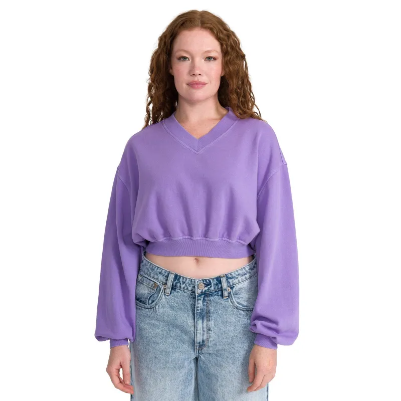 V-Neck Crop Pullover sold by Zulily