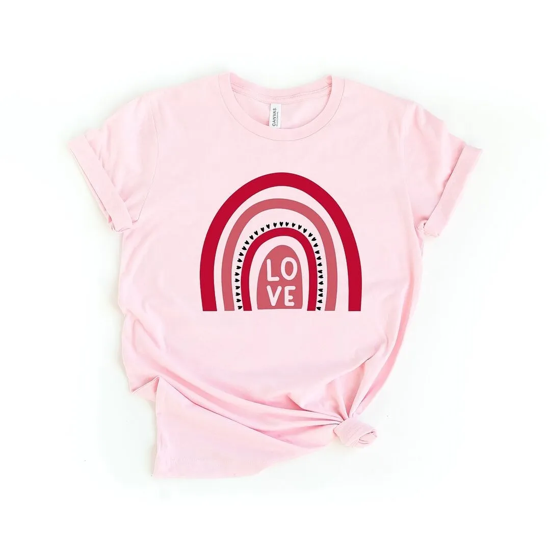 Love Rainbow Short Sleeve Crewnneck Tee sold by Zulily product image thumbnail 2