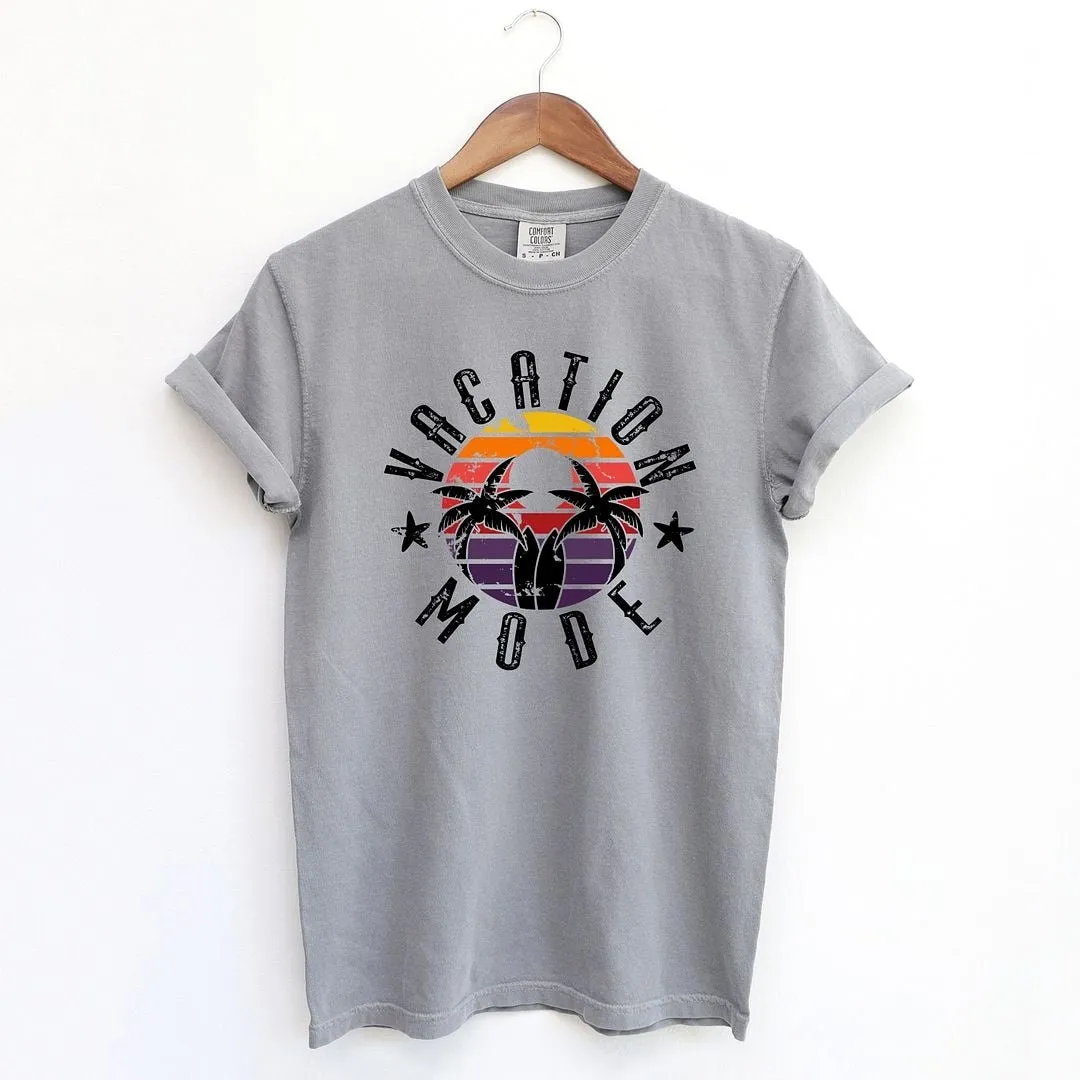 Vacation Mode Circle Garment Dyed Tee sold by Zulily