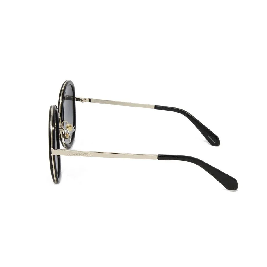 Black Round Women's Metal Sunglasses sold by Zulily product image thumbnail 3