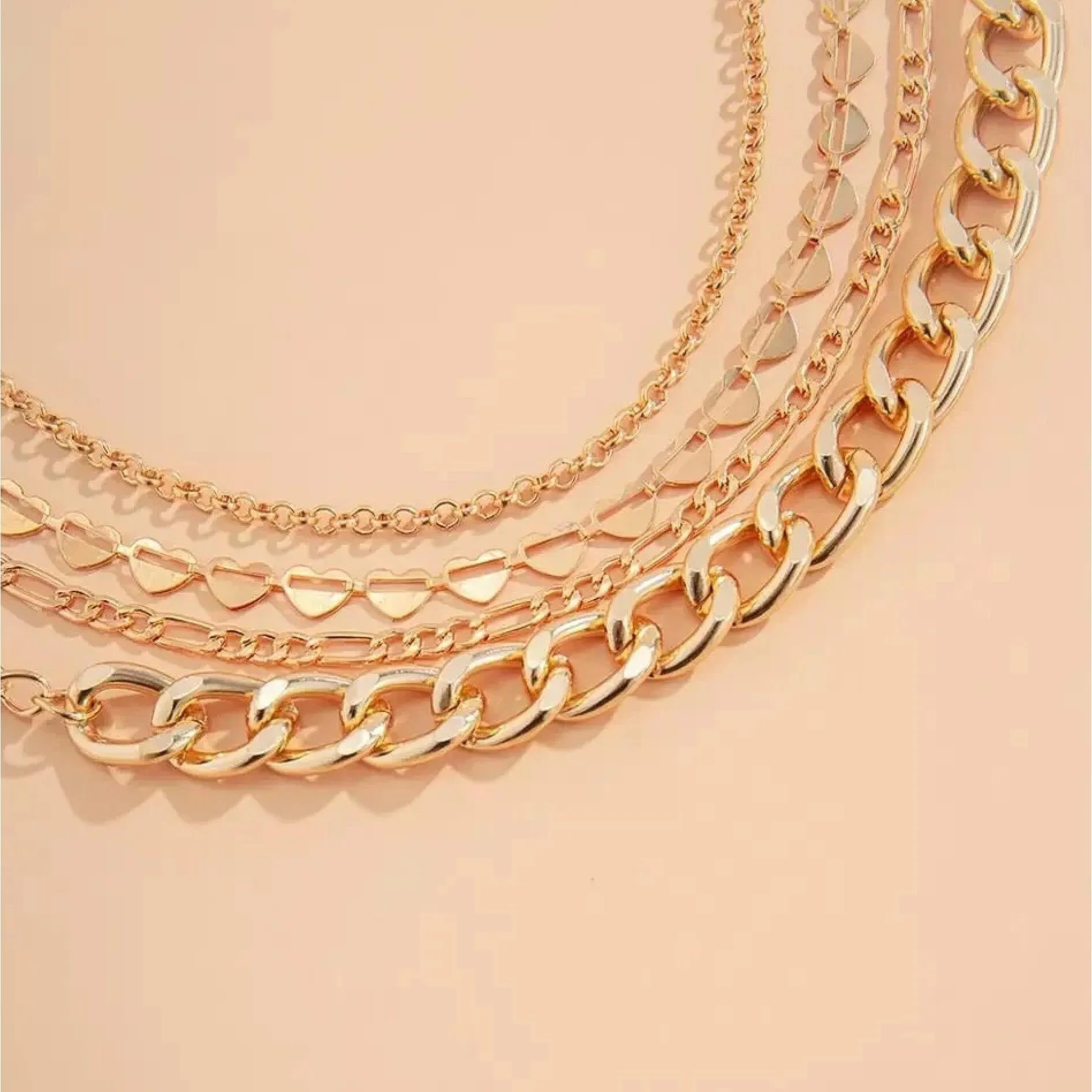 Goldtone Chain Link Bracelet Set sold by Zulily product image thumbnail 3