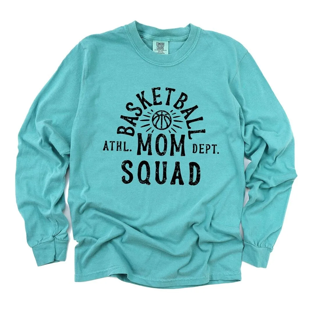 Basketball Mom Squad Garment Dyed Long Sleeve sold by Zulily product image thumbnail 2