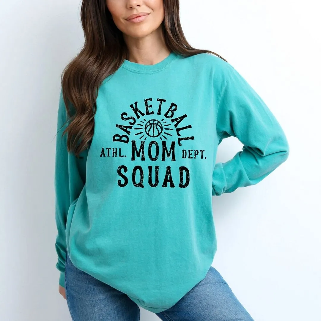 Basketball Mom Squad Garment Dyed Long Sleeve sold by Zulily product image thumbnail 3