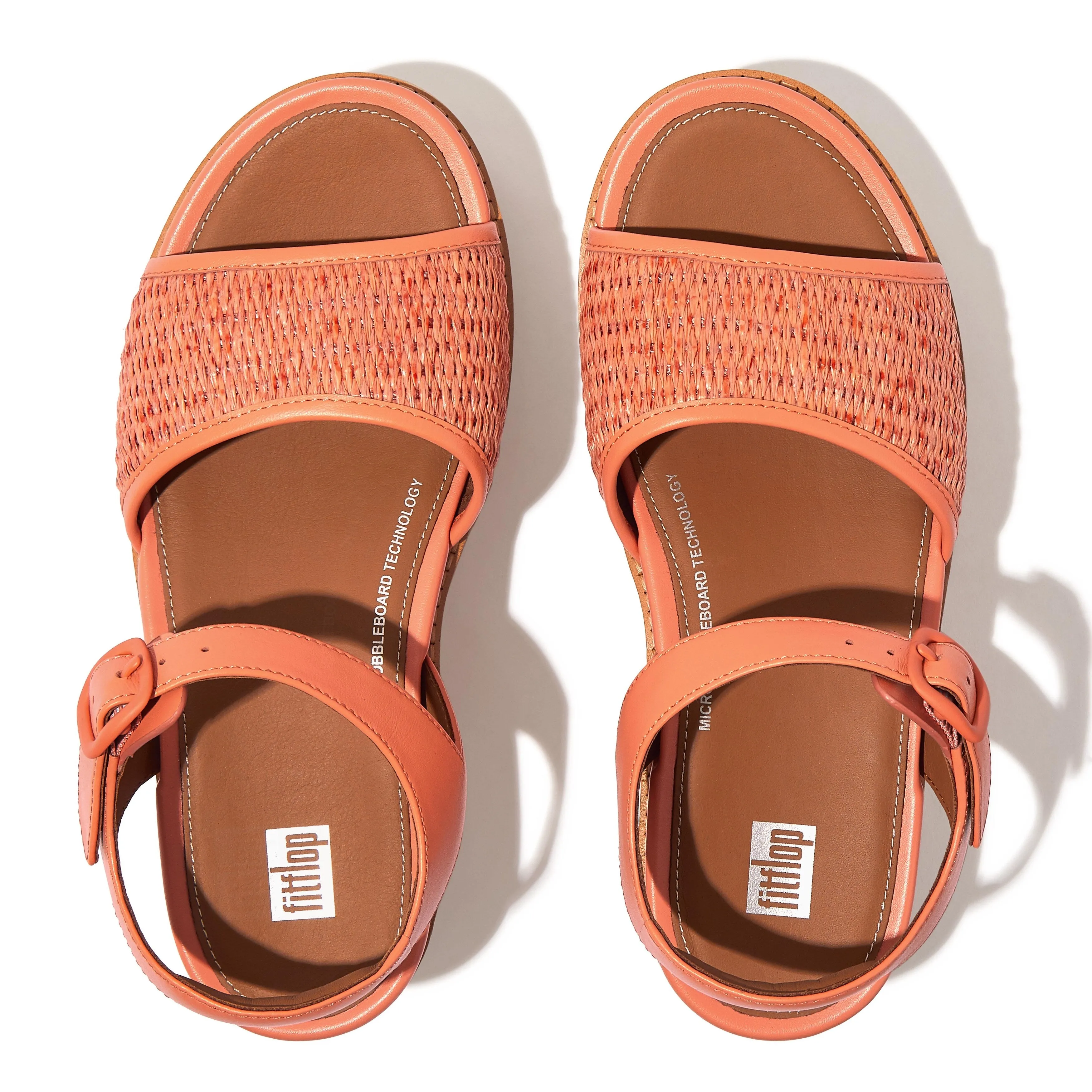 ELOISE Cork-Wrap Woven Back-Strap Wedge Sandals sold by Zulily product image thumbnail 3