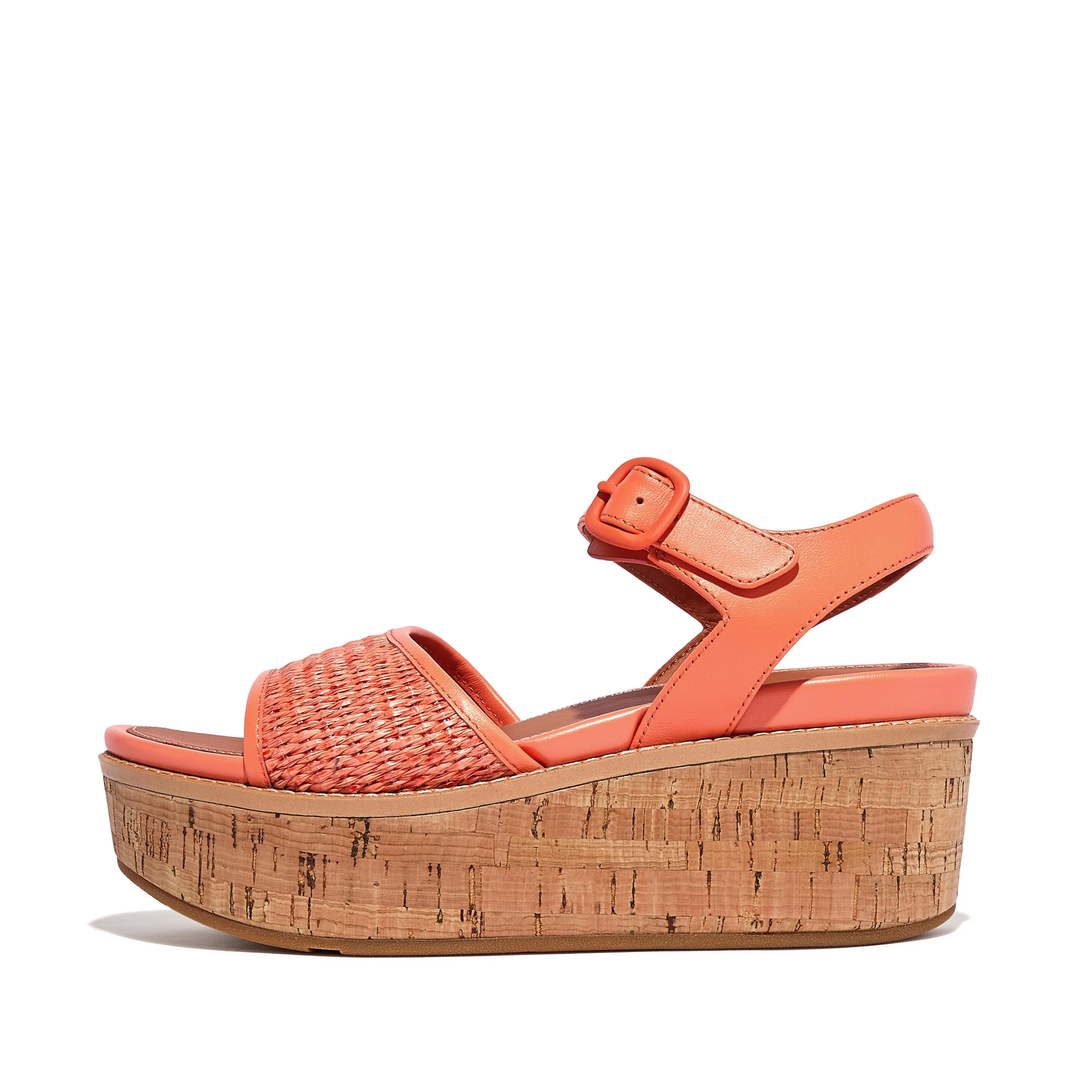 ELOISE Cork-Wrap Woven Back-Strap Wedge Sandals sold by Zulily