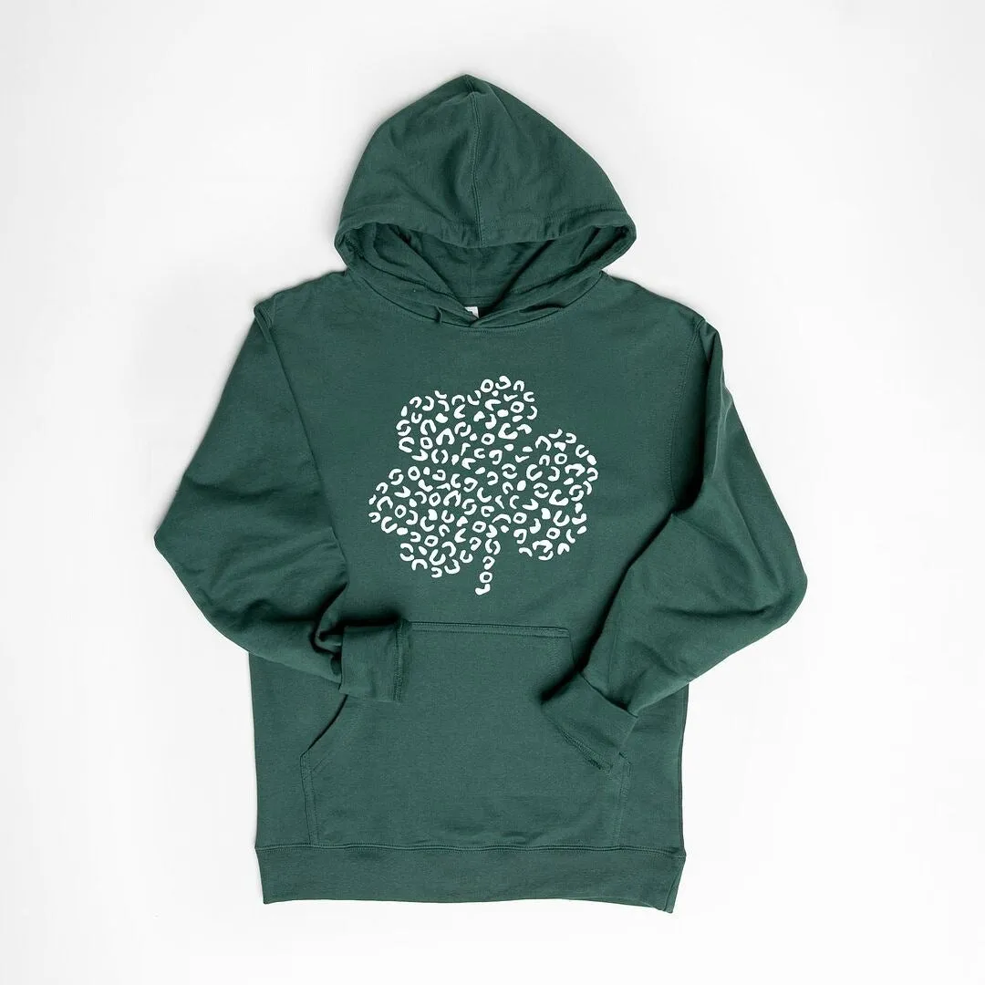 Leopard Shamrock Graphic Hoodie sold by Zulily
