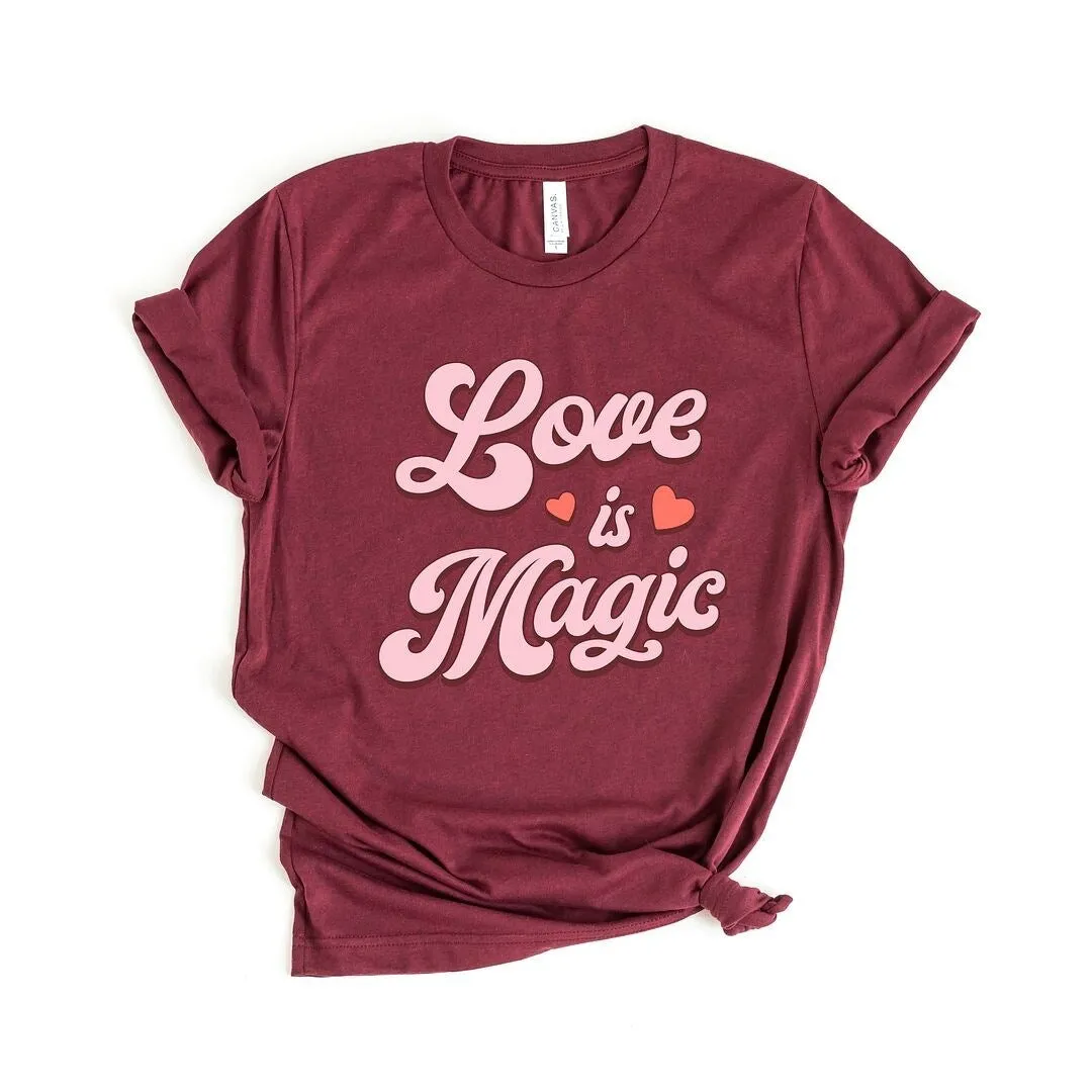 Love Is Magic Short Sleeve Crewnneck Tee sold by Zulily product image thumbnail 2