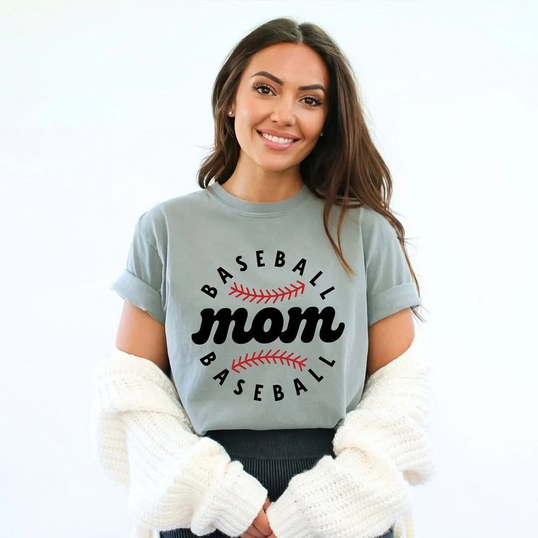 Baseball Mom Baseball Garment Dyed Tee sold by Zulily product image thumbnail 2