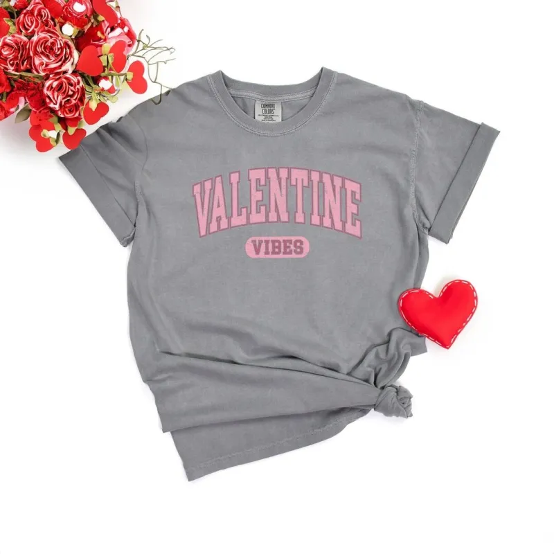 Valentine Vibes Distressed Garment Dyed Tee sold by Zulily