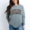 Boujee On A Budget Checkered Garment Dyed Long Sleeve sold by Zulily